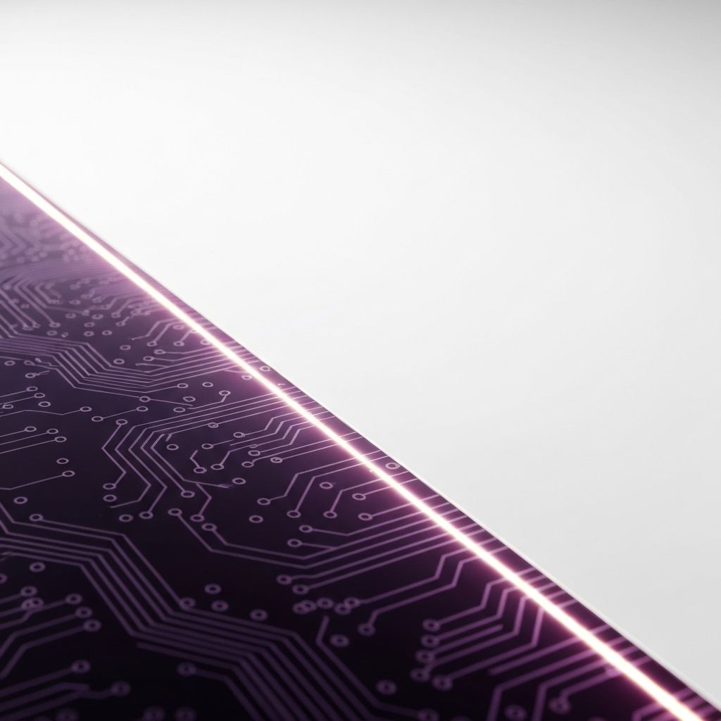 Pinch Social AI and social strategy article, purple light streaks on a dark surface